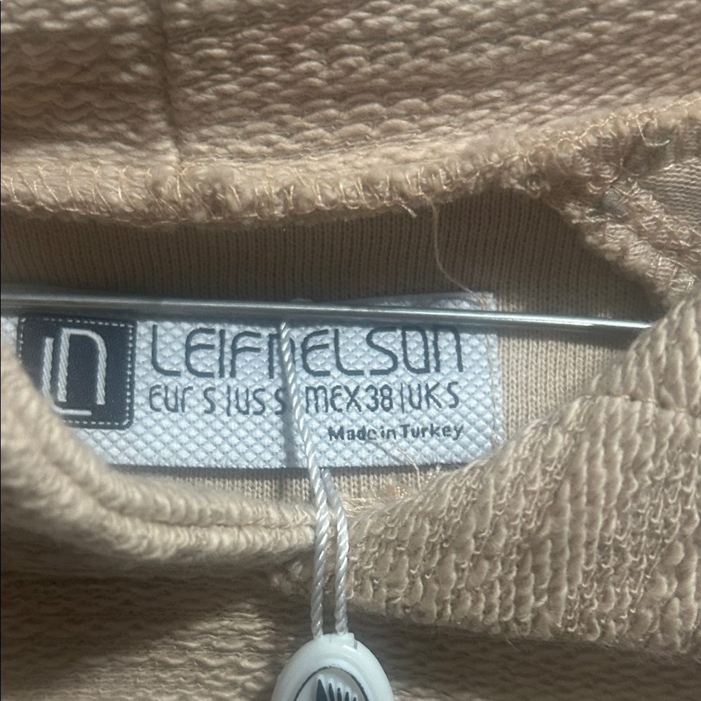 Leif Nelson Women's Tan Cowl Neck Sweater - Picture 3 of 6